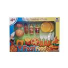 Brinquedo Infantil Cozinha Fast Food Lanches Pizza Braskit