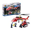 Brinquedo Infantil Cubic Helicóptero Bombeiros Combate ao Incêndio 325 Peças Multikids - BR2307 Brinquedo Infantil Cubic Helicóptero Bombeiros Combate ao Incêndio 325 Peças Multikids - BR2307
