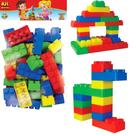 Brinquedo Infantil Educativo Blocos de Montar 48 Pcs Grande