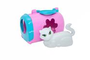 Brinquedo Infantil Gatinho Com Casinha Maleta com alça