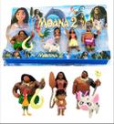 Brinquedo Infantil Kit Bonecos Filme Moana 2 Lançamento
