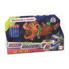 Brinquedo Infantil Lançador de Dardos Dino Darts TR com 8 Dardos e Chave Braskit - 1100 Brinquedo Infantil Lançador de Dardos Dino Darts TR com 8 Dardos e Chave Braskit - 1100