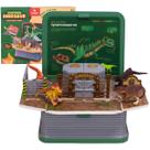 Brinquedo infantil Livro 3D Com 4 Dinossauros Sortidos - Castela
