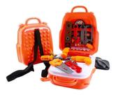Brinquedo Infantil Maleta De 9 Ferramentas E 13 Acessórios
