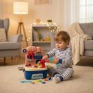 Brinquedo Infantil Maleta de Ferramentas 24 Peças com Acessórios Plásticos Coloridos para Crianças Brinquedo Infantil Maleta de Ferramentas 24 Peças com Acessórios Plásticos Coloridos para Crianças