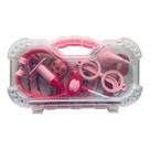 Brinquedo Infantil Maleta Kit Médico 7 Peças - Rosa