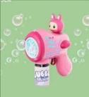 Brinquedo Infantil Maquina de Fazer e Lançar Centenas Bolhas de Sabao Personagem Labubu Rosa Brinquedo Infantil Maquina de Fazer e Lançar Centenas Bolhas de Sabao Personagem Labubu Rosa