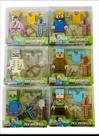Brinquedo Infantil Minecraft My World Personagens Kit Com 6 Coleção