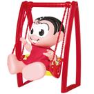 Brinquedo Infantil Mini Balanço Com Boneca Turma Da Monica Em Vinil Macio 20 cm - Samba Toys