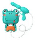 Brinquedo Infantil Mochila Arminha Lança Água Pistola Sapo