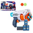 Brinquedo Infantil Nerf Sortida Lança Dardos 12 Peças Alvos Interativa Dia das Crianças Aniversário Menino Menina Passeios Viagens Faz de Conta