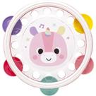 Brinquedo Infantil Pandeiro Unicórnio Rosa Buba