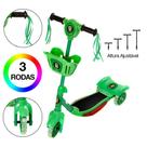 Brinquedo Infantil Patinete Ben 10 Scooter 3 Rodas Com Cesta