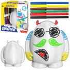 Brinquedo Infantil Personagem Sam De Atividades Para Pintar Com Canetinhas Lavavel - Samba Toys