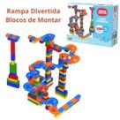 Brinquedo Infantil Pista Monte Sua Rampa Divertida 200 Peças Rampa Divertida ggb