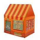 Brinquedo infantil Play Tent Princess Castle Brown para uso interno e externo