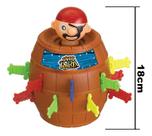 Brinquedo Infantil Pula Barril Pirata Espada Adaga Grande
