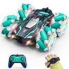 Brinquedo infantil RC Stunt Car Highmall 4WD com LED verde de 8 a 13 anos