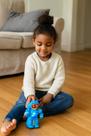 Brinquedo Infantil Robô Luz Boneco Transforme Carrinho Dançarino Presente Menino Giro Som