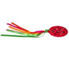 Brinquedo Interativo Oval para Gatos com Cauda de Celofane Brinquedo Interativo Oval para Gatos com Cauda de Celofane