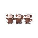 Brinquedo interativo para cães ZippyPaws Burrow Replacement Miniz Monkeys Brinquedo interativo para cães ZippyPaws Burrow Replacement Miniz Monkeys