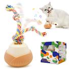 Brinquedo interativo para gatos ADKS, giratório de 360, com movimento automático e LED