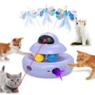 Brinquedo Interativo para Gatos MOHAYA 4 em 1 Recarregável Roxo Brinquedo Interativo para Gatos MOHAYA 4 em 1 Recarregável Roxo