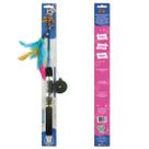 Brinquedo Interativo Para Gatos Pets Varinha Interativa De Pesca Vara Com Isca Pena Peninha Catmypet Brinquedo Interativo Para Gatos Pets Varinha Interativa De Pesca Vara Com Isca Pena Peninha Catmypet