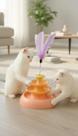 Brinquedo Interativo Para Gatos Torre Com Bolas 40cm