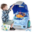 Brinquedo interativo para motor de caminhão POFJOEQ com luzes e sons