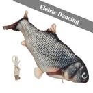 Brinquedo interativo Peixe elétrico recarregável + cabo USB Brinquedo interativo Peixe elétrico recarregável + cabo USB