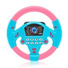 Brinquedo Interativo Volante Infantil Com Rotação 360 Sons De Motor E Sirene