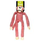 Brinquedo Jambo Mordedor Pelúcia Macaco Kelev Rosa