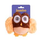 Brinquedo Jambo Mordedor Pelúcia Pop Corujinha para Cães