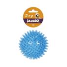Brinquedo Jambo para Cães Bola Espinho com Som Azul