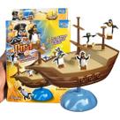 Brinquedo Jogo de Equilíbrio Navio Pirata Pinguim Infantil Kids Pequeno Barco Dia das Crianças Menino Menina Aniversário