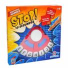 Brinquedo Jogo de Tabuleiro Stop 10 Segundos Portátil 2 a 8 Jogadores Polibrinq