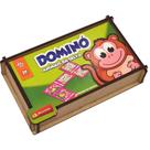 Brinquedo Jogo Dominó Divertido Animais da Selva MDF 28 Peças Brinquedo Jogo Dominó Divertido Animais da Selva MDF 28 Peças
