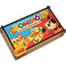 Brinquedo Jogo Dominó Divertido Animais Domésticos MDF 28 Peças