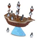 Brinquedo Jogo Equilibra o Pinguim Barco Navio Pirata