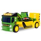 Brinquedo John Deere Mega Mover com 2 caminhões grandes para crianças a partir de 3 anos
