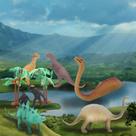 Brinquedo Kit 11 Dinossauros Selva Em Miniatura De Borracha Brinquedo Kit 11 Dinossauros Selva Em Miniatura De Borracha