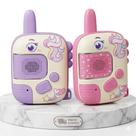 Brinquedo Kit 2 Walkie Talkie Rádio Comunicador Compacto Modelo Poney Brincadeira Aventura Falante Divertida Educacional Comunicativa Ideal Ar Livre