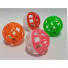 Brinquedo Kit 4 Bolinhas para Gato cachorro Guizo faz barulho Colorida