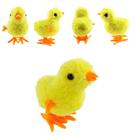 Brinquedo Kit com 15 Pintinhos Amarelinho Brinquedo de Pelúcia a Corda Infantil