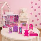Brinquedo Kit de Acessórios para Casa da Nina com 12 Unidades Toys Toys Casinha Menina