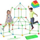 Brinquedo Kit de construção Kids Fort - 87 unidades com castelos, túneis e tendas DIY