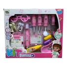 Brinquedo Kit Dentista Infantil Lúdico Conjunto Pecinhas Odontológicas Faz de Conta Divertido com Acessórios Mini Peças Aprendendo Saúde Bucal