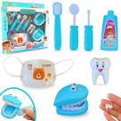 Brinquedo Kit Dentista Infantil Médico Doutor Didático Brinquedo Kit Dentista Infantil Médico Doutor Didático