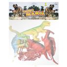 Brinquedo Kit Dinossauros Sortidos 7 Peças Pica Pau